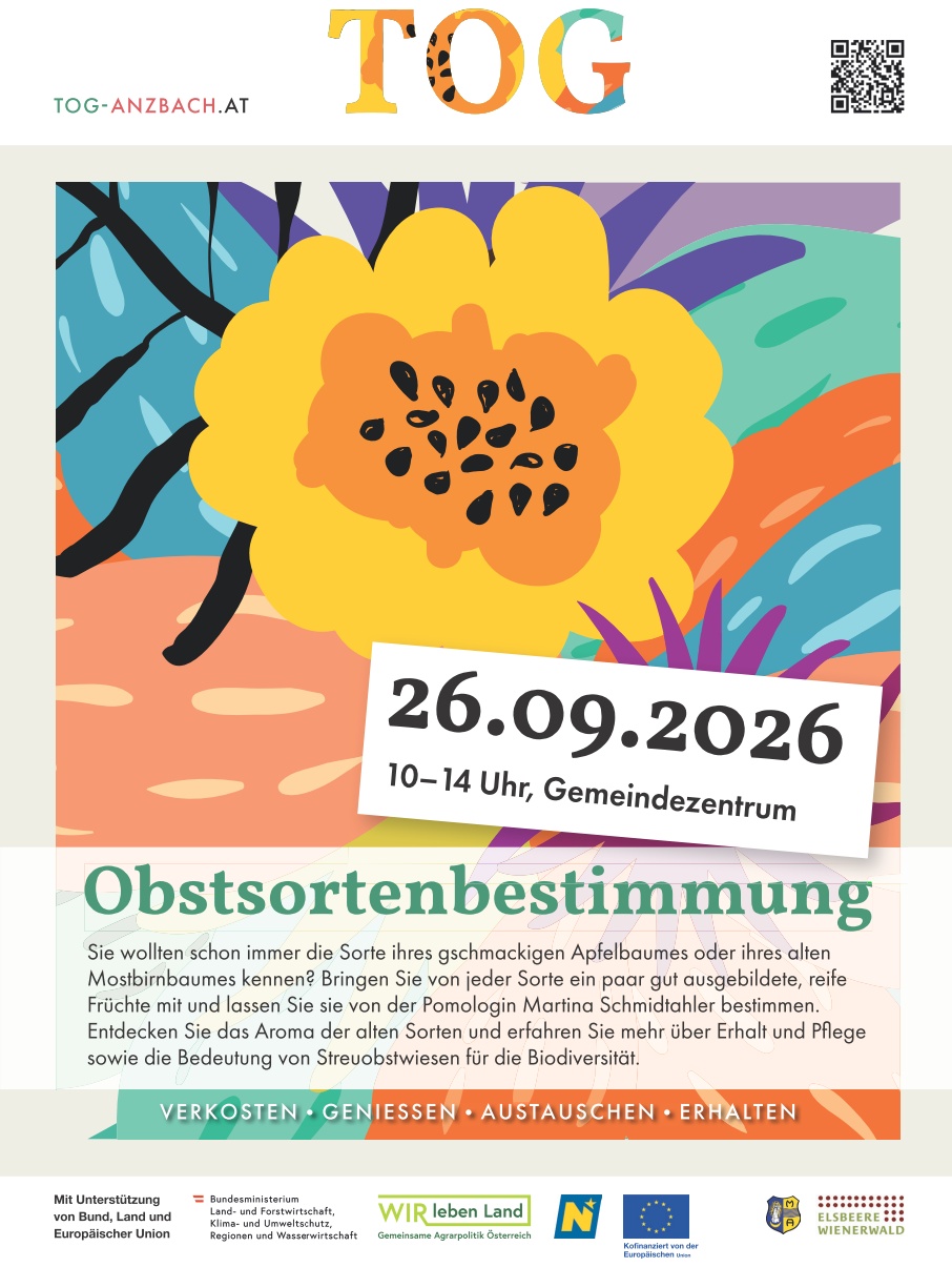 Obstsortenbestimmung – Plakat